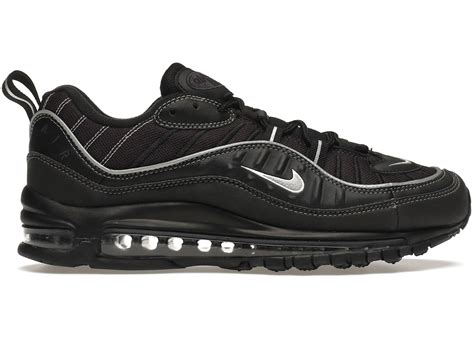 Nike Air Max 98 Black Oil Grey 